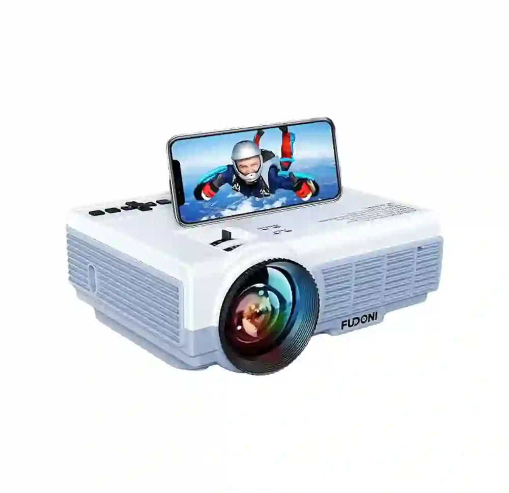 MINI Proyector Fudoni De 14000l, 1080p, Wifi, Con Android