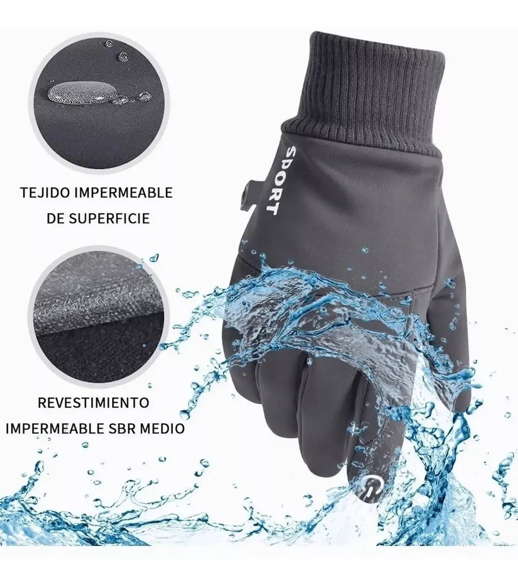Guantes Térmicos Cálidos De Invierno, Otoño, Dedo Completo