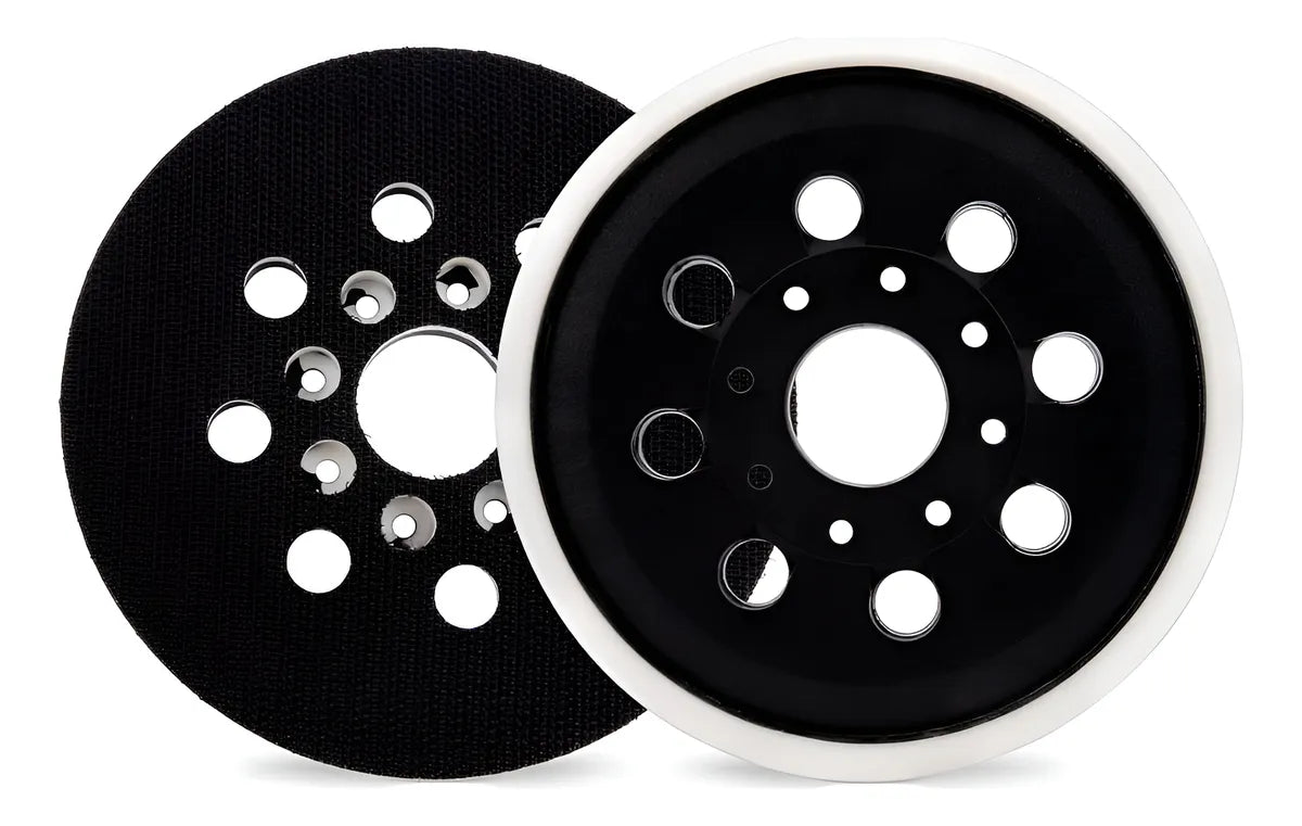 2 Plato Base Lijadora Velcro Compatible Para Bosch Gex125 Negro