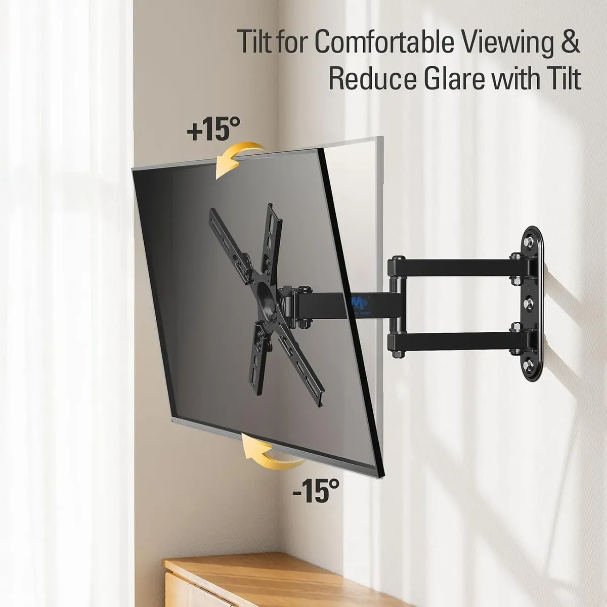Soporte de Pared Dream para Monitor y TV hasta 106 cm – Negro