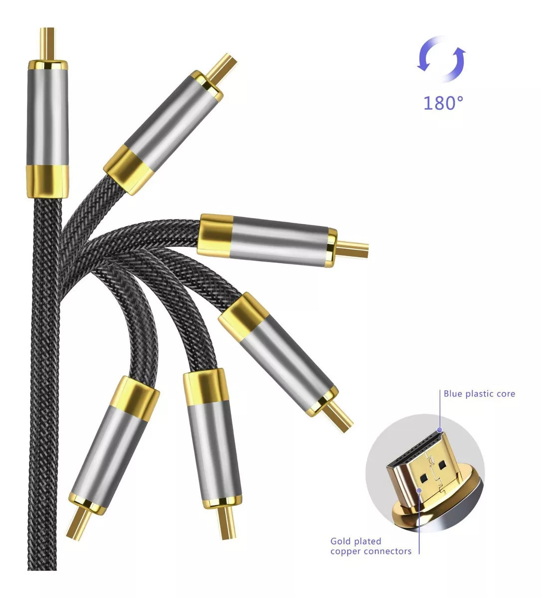 Cable HDMI V2.1 TGS Tech 28 Awg 8K 15 Mtrs