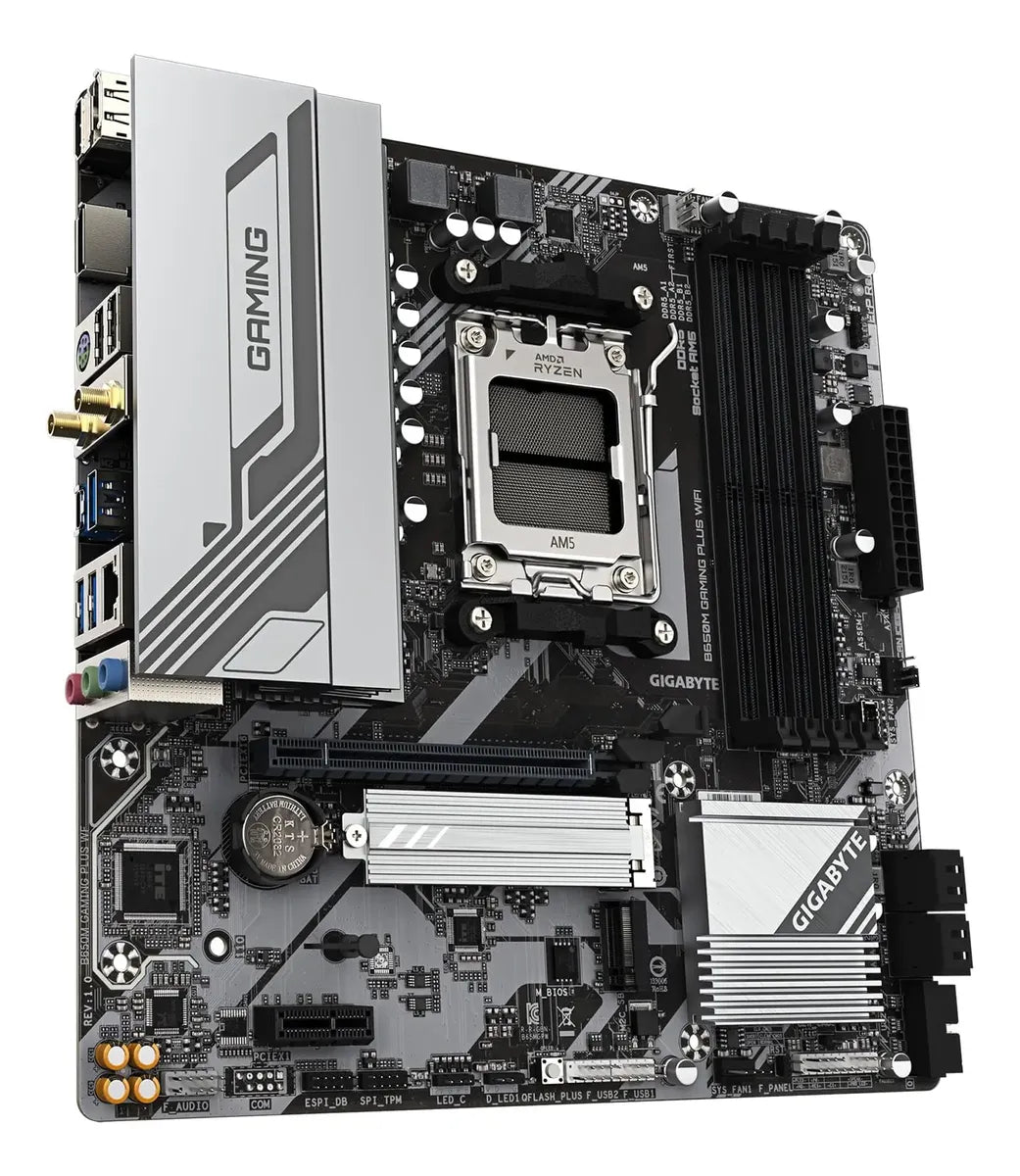Placa Madre Gigabyte B650m Gaming Plus Wifi Am5 Lga 1718