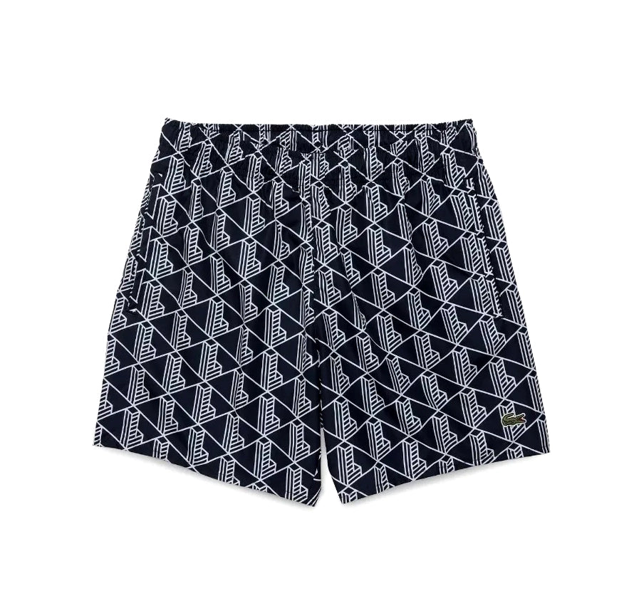 Traje De Baño Short Para Hombre Color Negro Lacoste