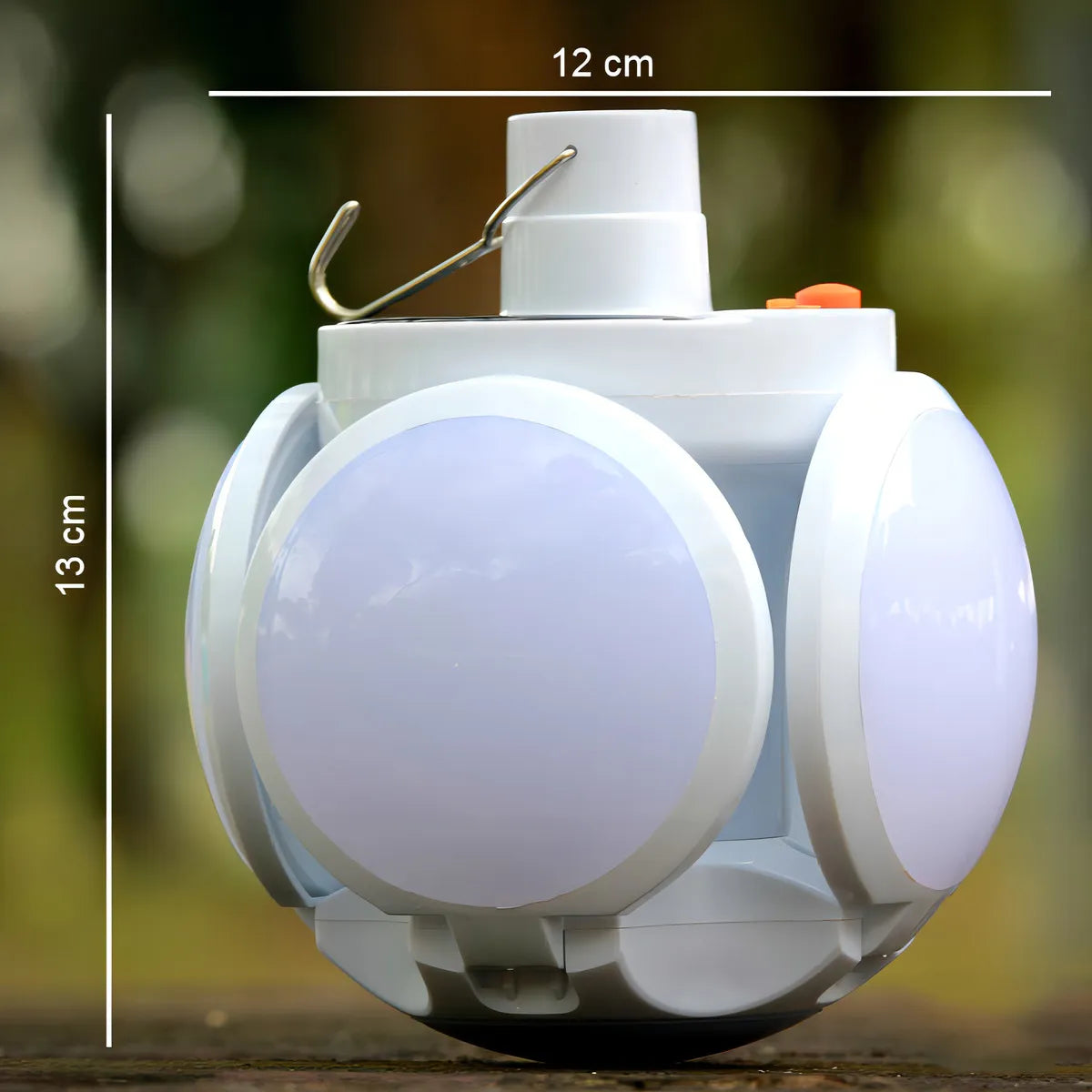 Ampolleta Solar Led De Emergencia Recargable / 40 W Luz Blanco frío