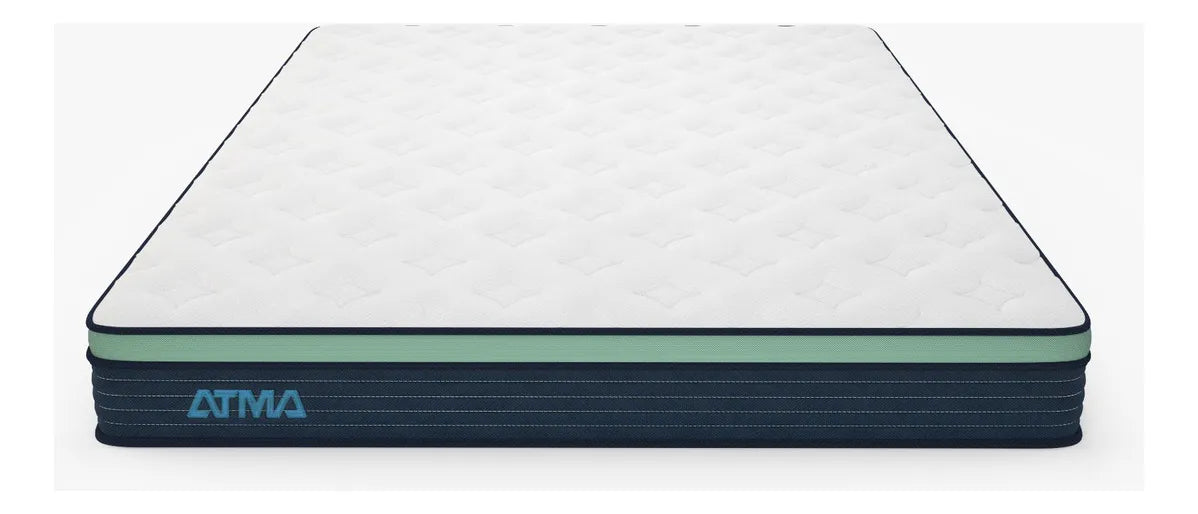 Atma colchón One 2 plazas 20 cm en caja 3 Capas de espuma color blanco