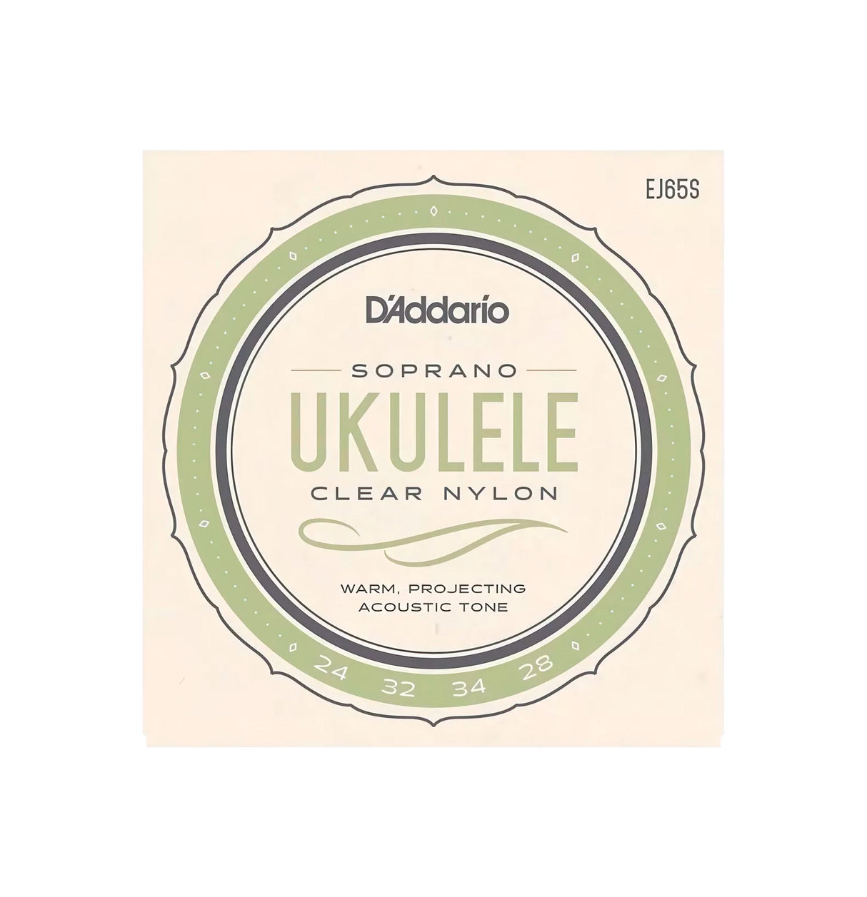 Cuerda para ukelele, soprano, Daddario EJ65s Jg String