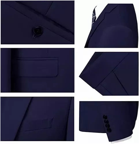 Traje Slim de tres piezas para hombre ideal Fiestas
