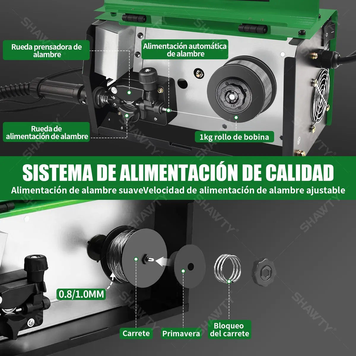 Máquina Inverter De Soldadura 3 En 1 - 140a Shawty