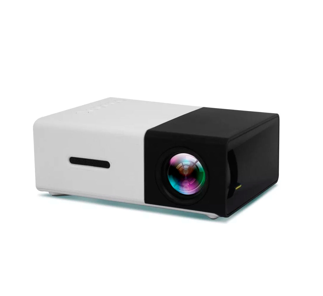 Mini Proyector Portátil Yg310 Led Hd 600lm + Control Remoto Color Negro