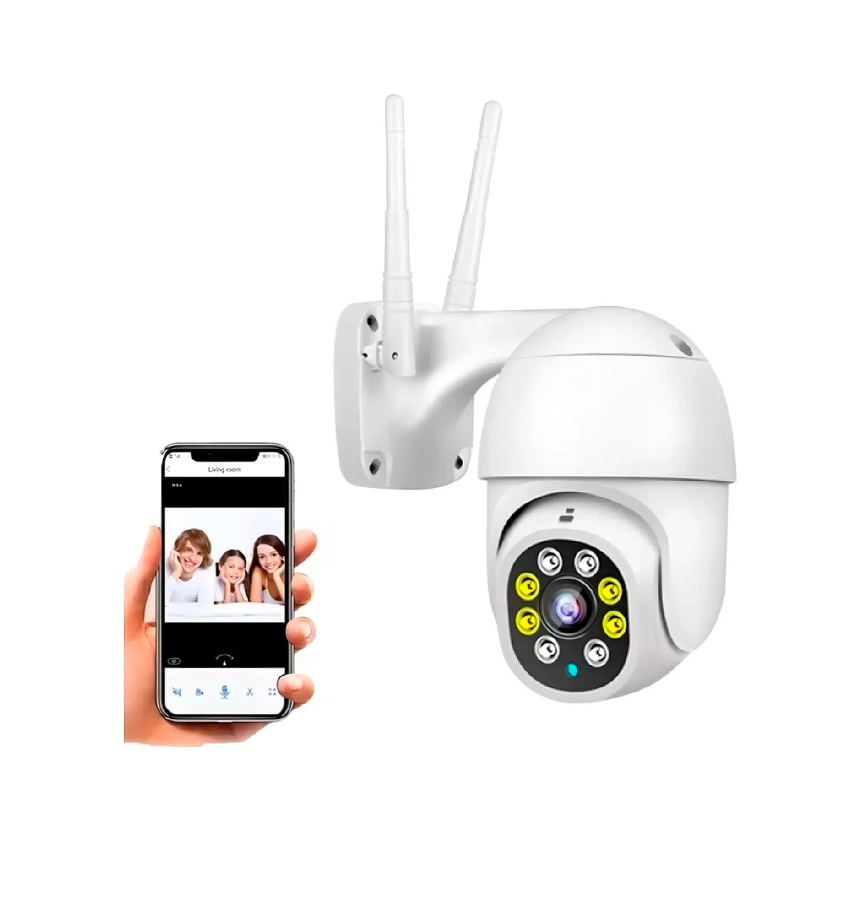 Hd Smart Camara Ip Wifi Exterior Anti Agua App Yoosee