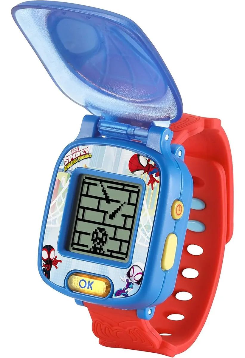 VTech Spidey y Sus Asombrosos Amigos – Reloj Educativo Spidey | Aprende la Hora Jugando (version en inglés)