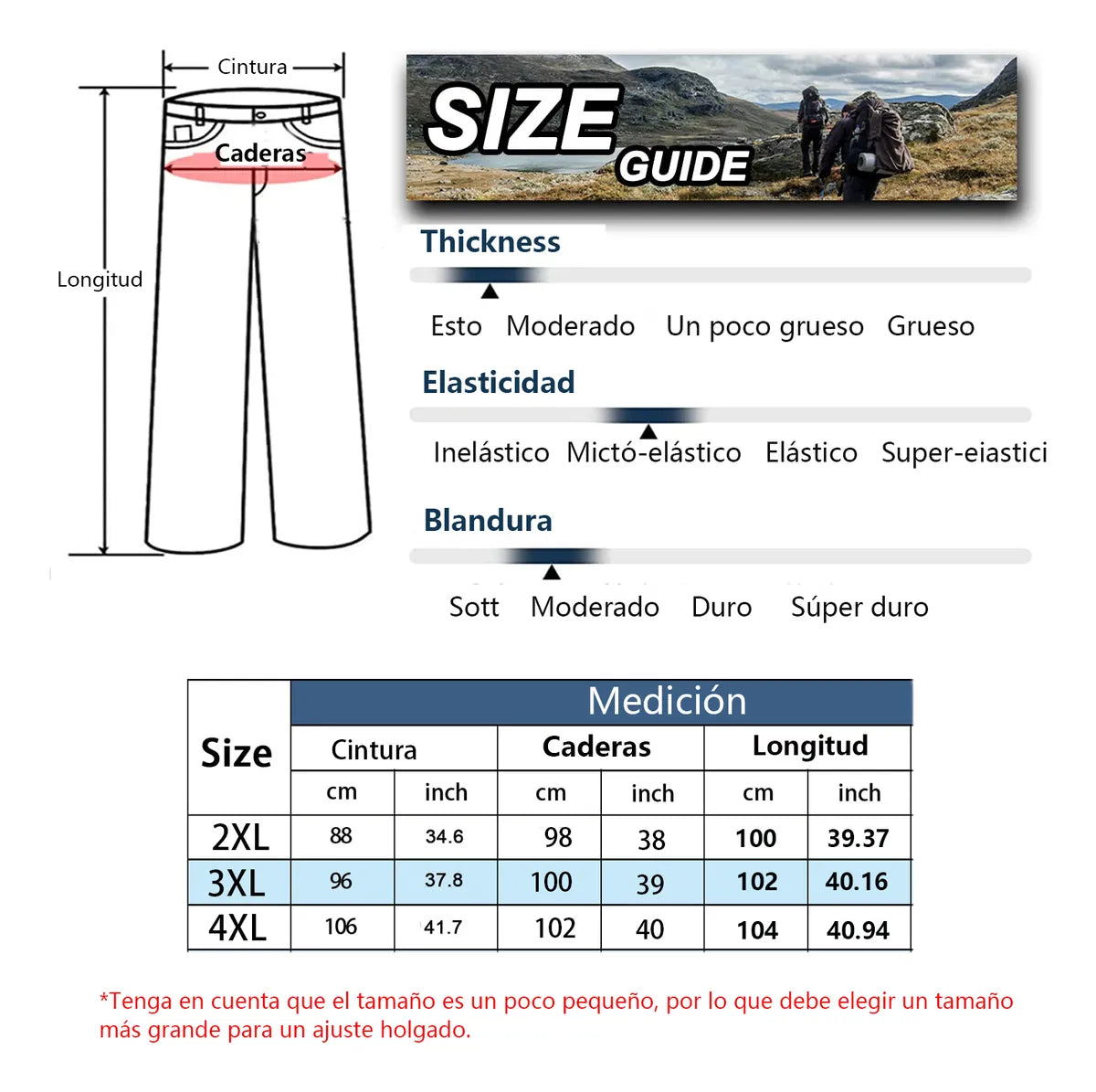 Pantalon Trekking Outdoor Hombres Desmontable Secado Rápido