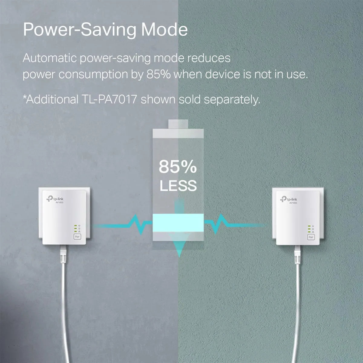 Adaptador Ethernet Powerline Tp-link Av1000 De Puerto Gigabit
