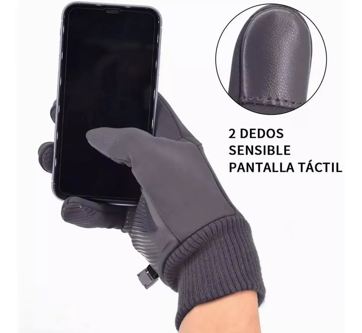 Guantes Térmicos Cálidos De Invierno, Otoño, Dedo Completo