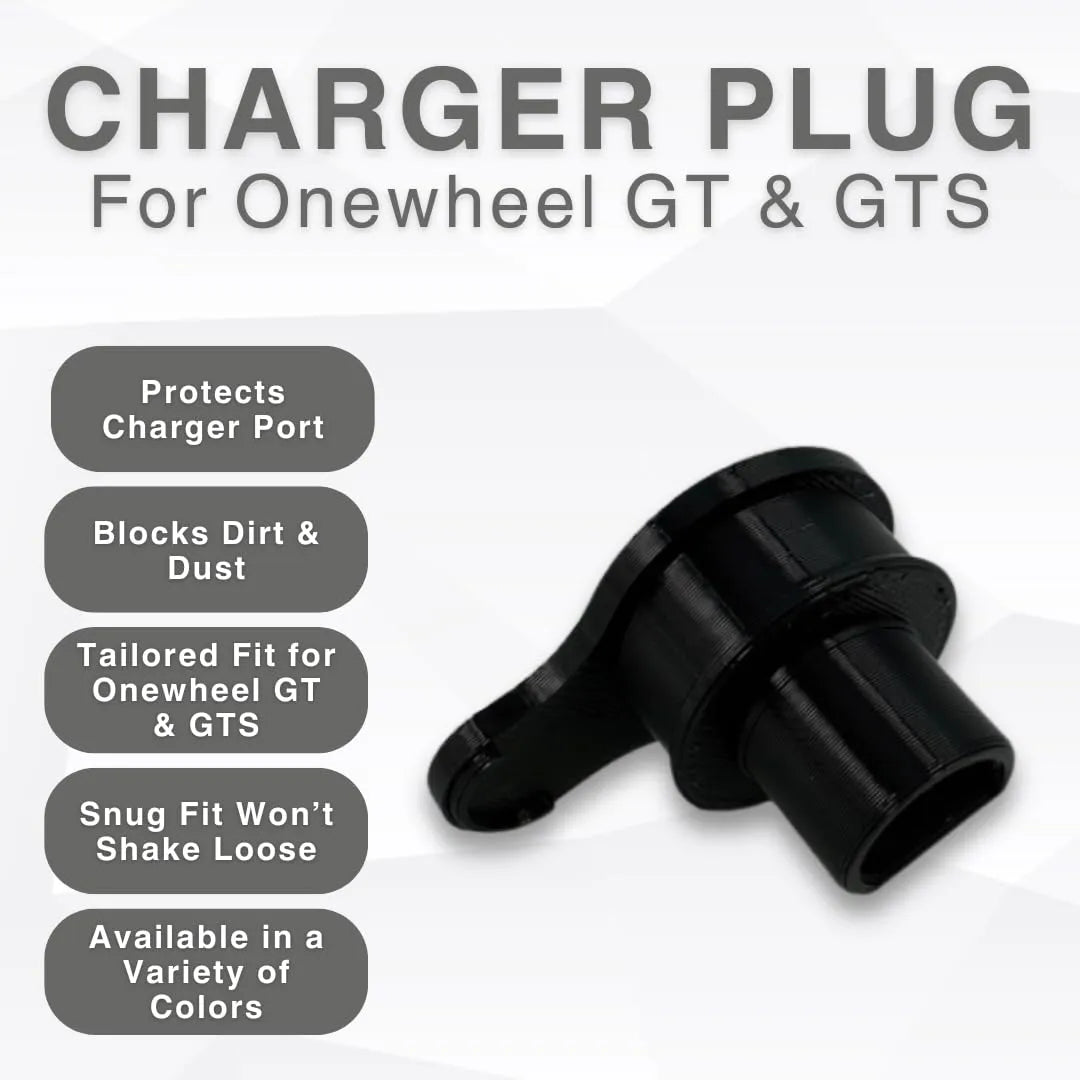 Charger Plug 3-Pack para Onewheel GT / GTS – Tapones de Puerto de Carga TPU