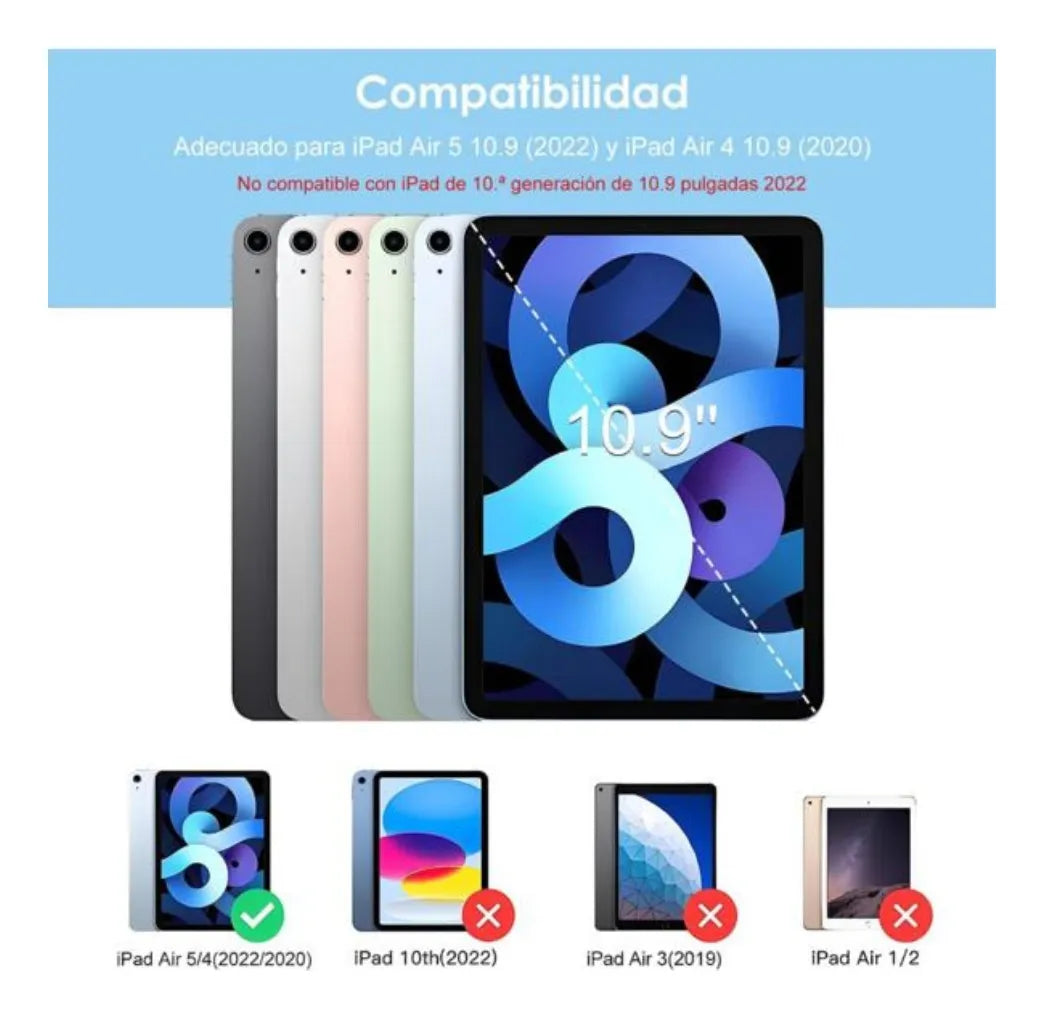 Carcasa Funda Smart Cover Para iPad (todos) Con Ranura Lapiz