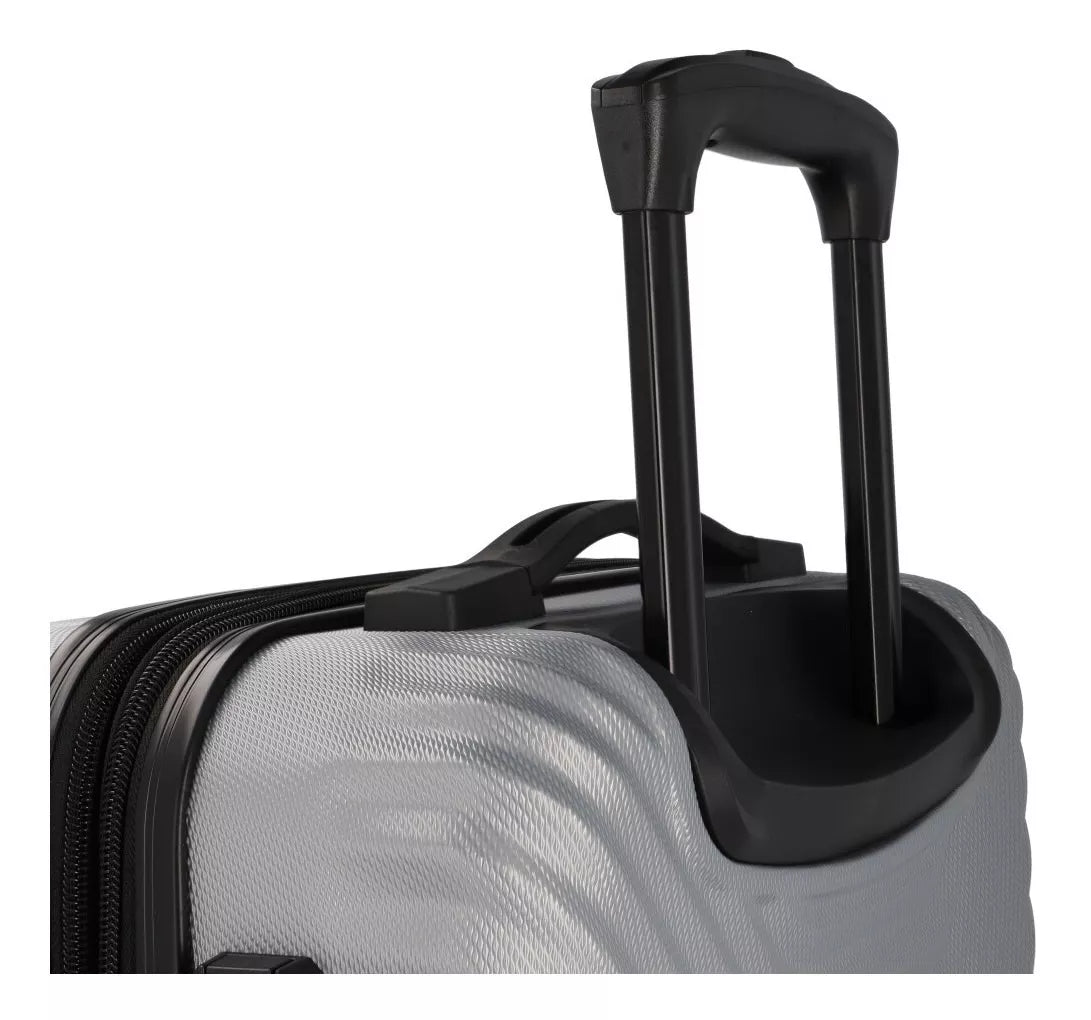 Maleta Saxoline Boden Plateado