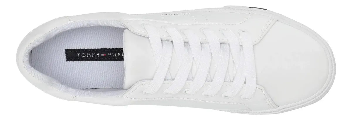 Zapatos Tommy Hilfiger Luster White con Perforaciones Hombre
