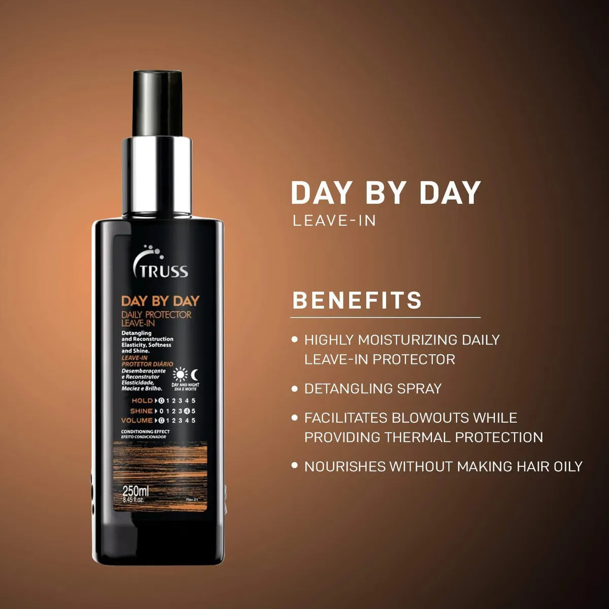 Spray Protector Y Desenredante Leave-in Daily Truss Day By Day