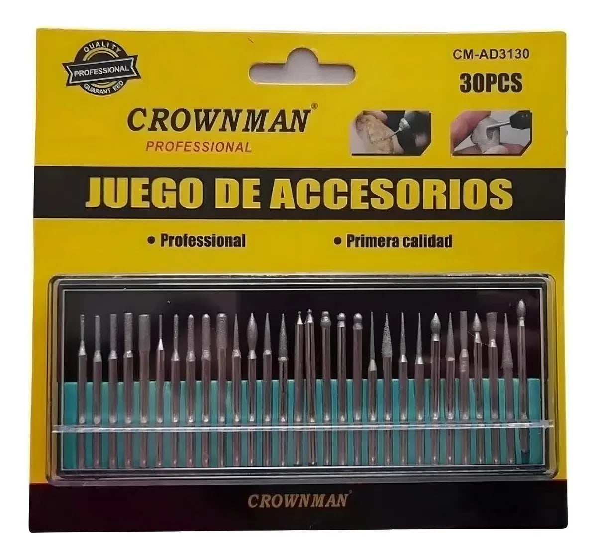 Juego Puntas O Brocas Diamantadas Para Dremel 30 Piezas
