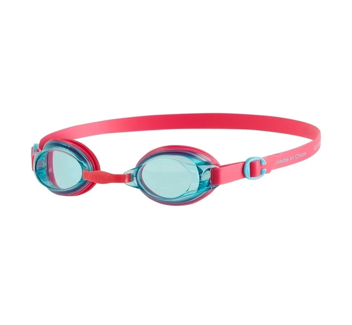 Antiparras Natación Speedo Jet Junior 6-14 Años Color Rosa/Azul