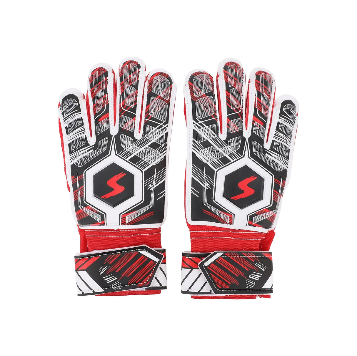 Guantes De Arquero Rojos De Látex