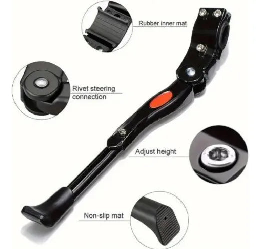 Pata De Apoyo Para Bicicleta Ajustable Soporte Aluminio