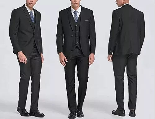 Traje Slim de tres piezas para hombre ideal Fiestas