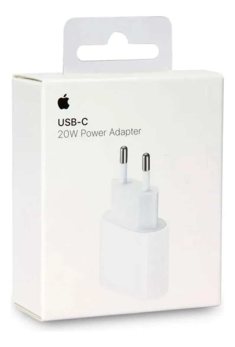 Pack cable usb C to lightinging cable 1 mt + usb-c 20w power adapter original