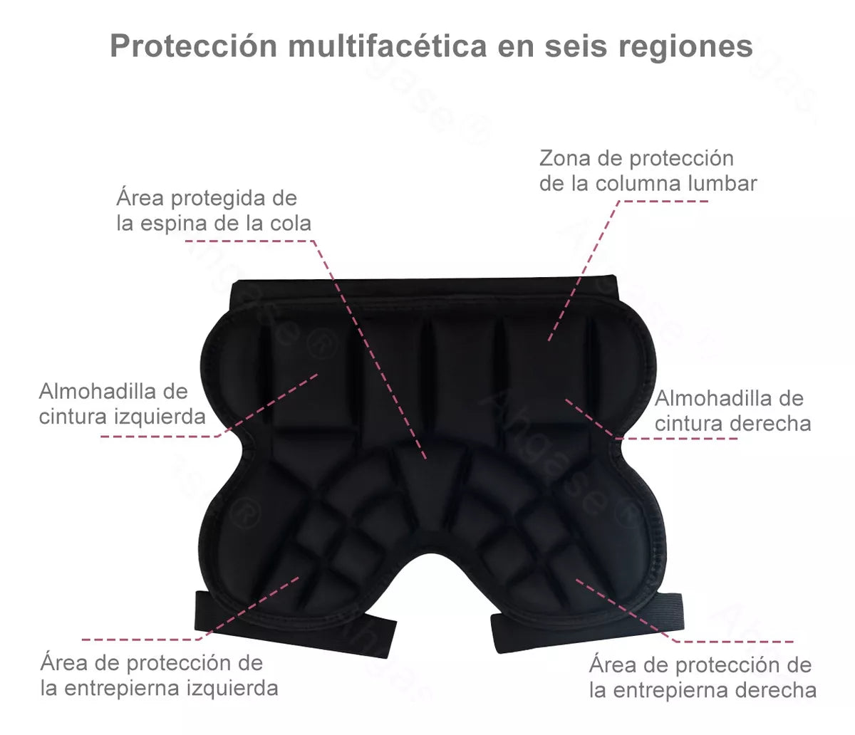 Pantalones Protección Cadera Eva Anticaída, Esquí / Patinaje
