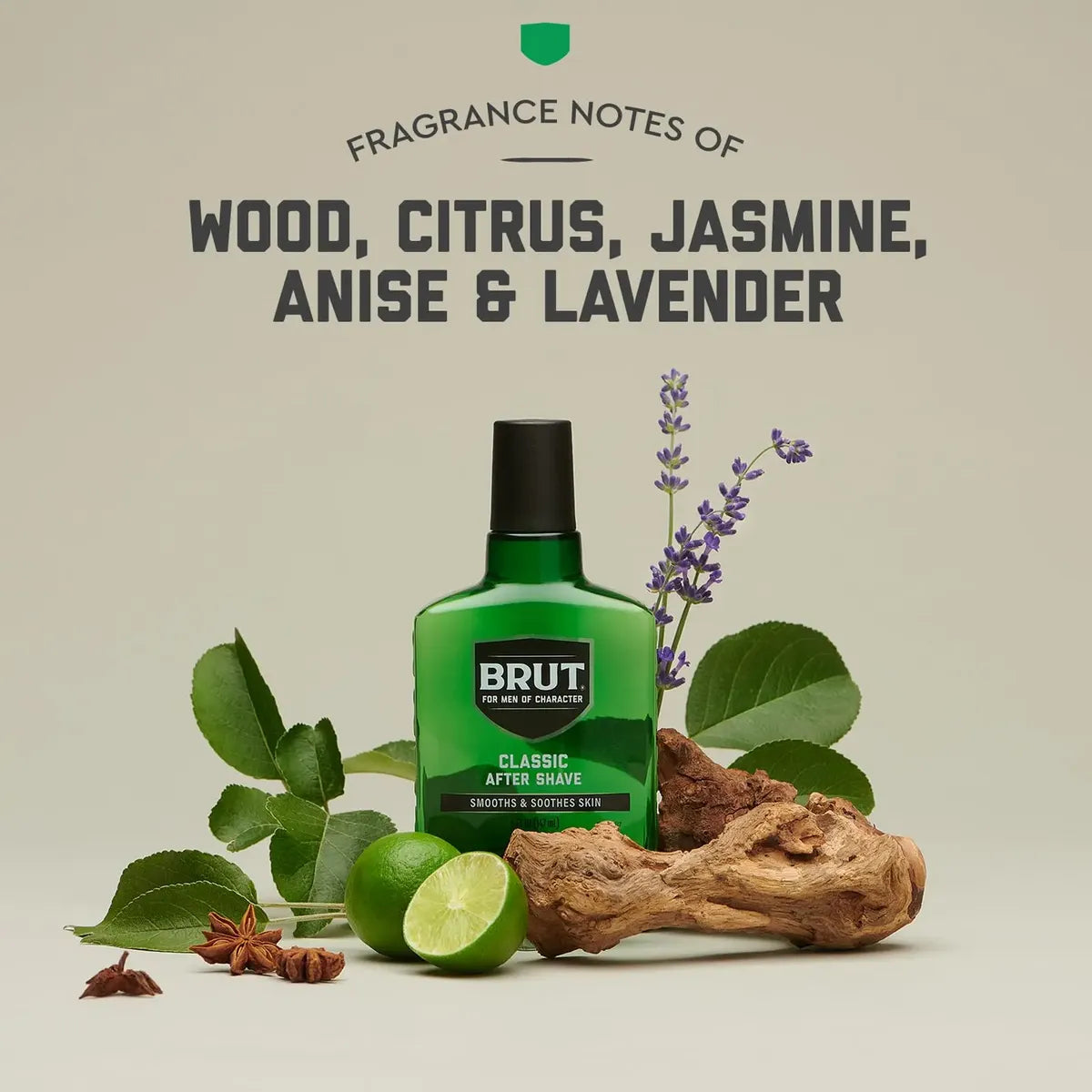 After Shave Brut Classic para Hombre 150 ml | Loción Refrescante para Después del Afeitado