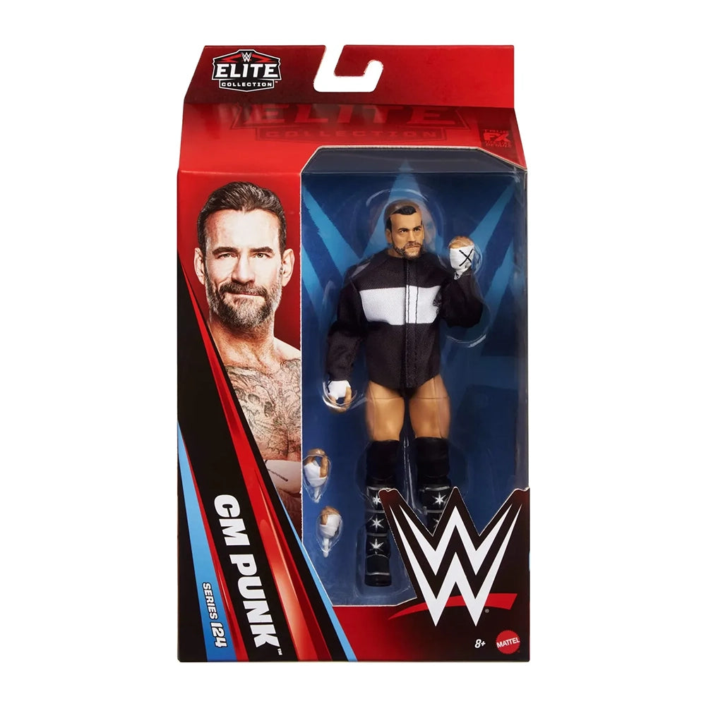 Figura de Acción Mattel WWE Elite CM Punk 15 cm – 25 Articulaciones