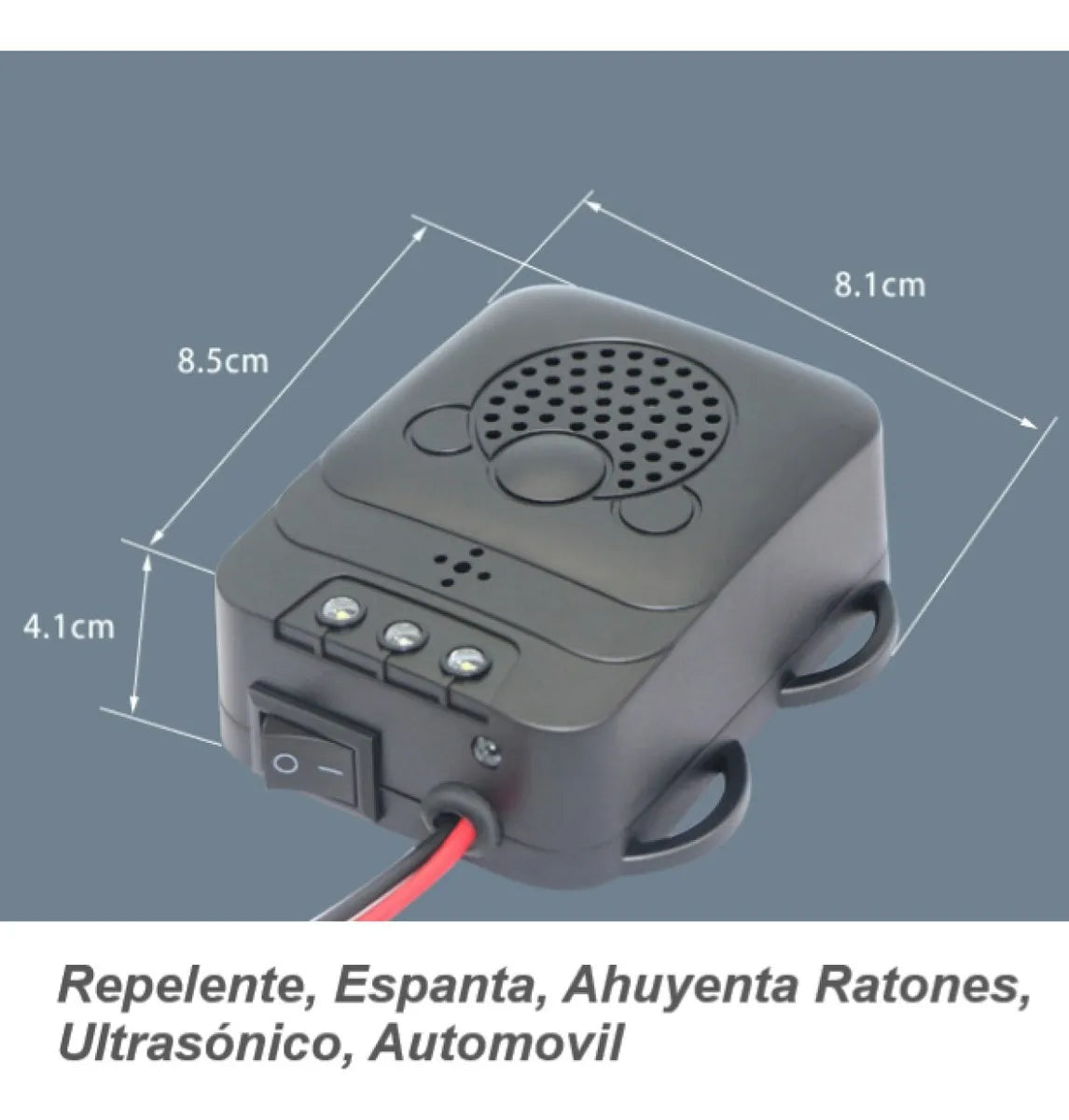 Repelente, Espanta, Ahuyenta Ratones, Ultrasónico para Auto