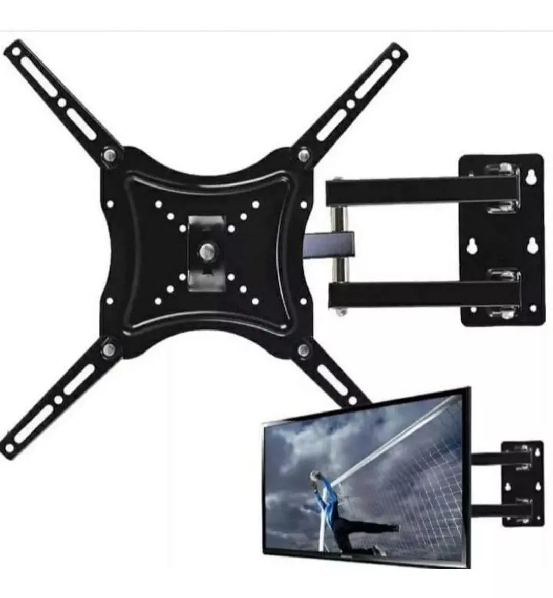 Soporte Home Design Hdl-117b-2 De Pared Para Tv De 14 A 50 Color Negro