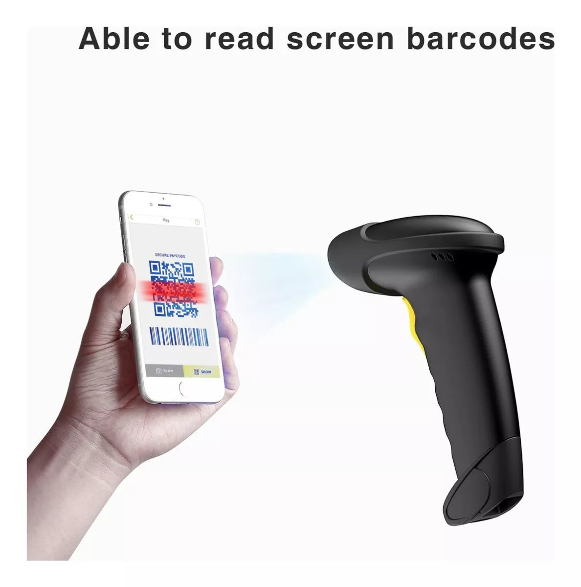 Lector Escaner De Código De Barras Inalámbrico