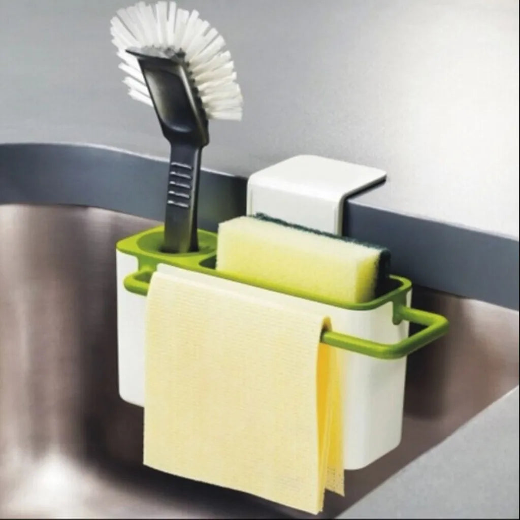 Soporte De Fregadero Organizador De Cocina Porta Esponja