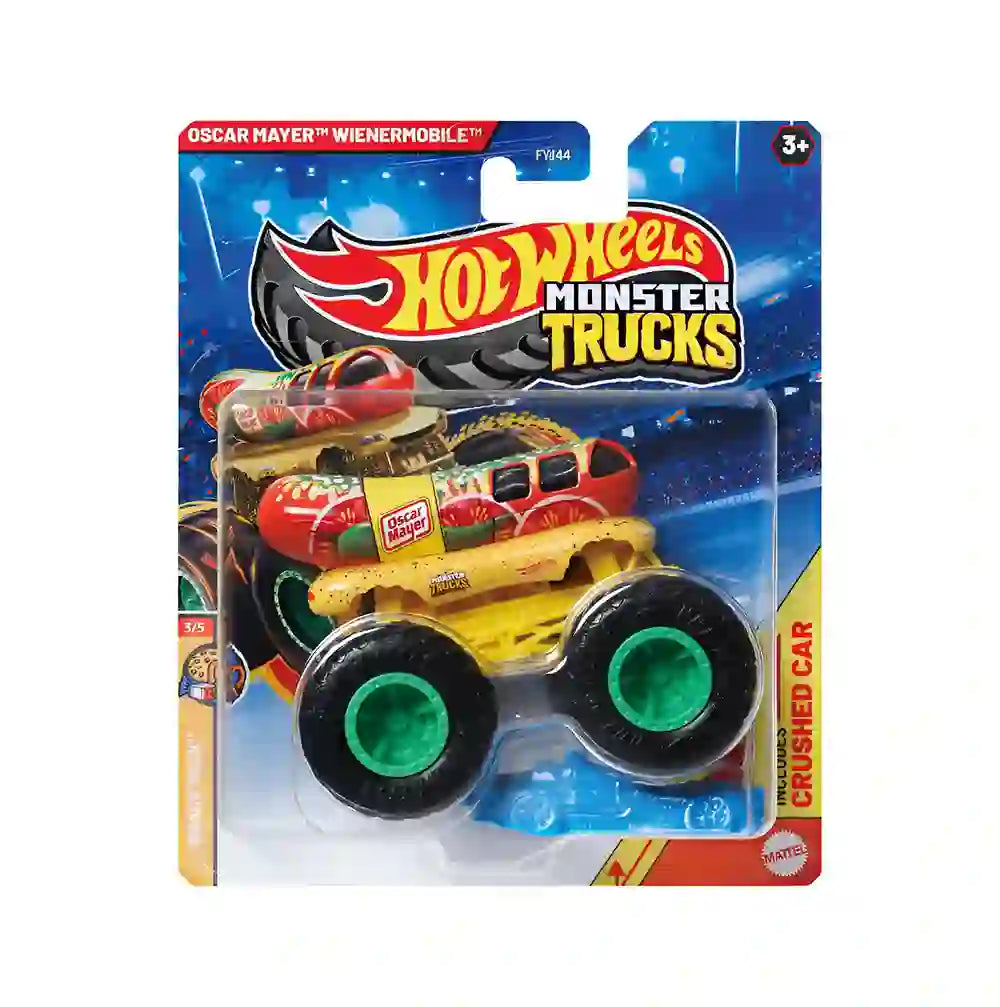 Hot Wheels Monster Trucks Oscar Mayer Wienermobile 1:64