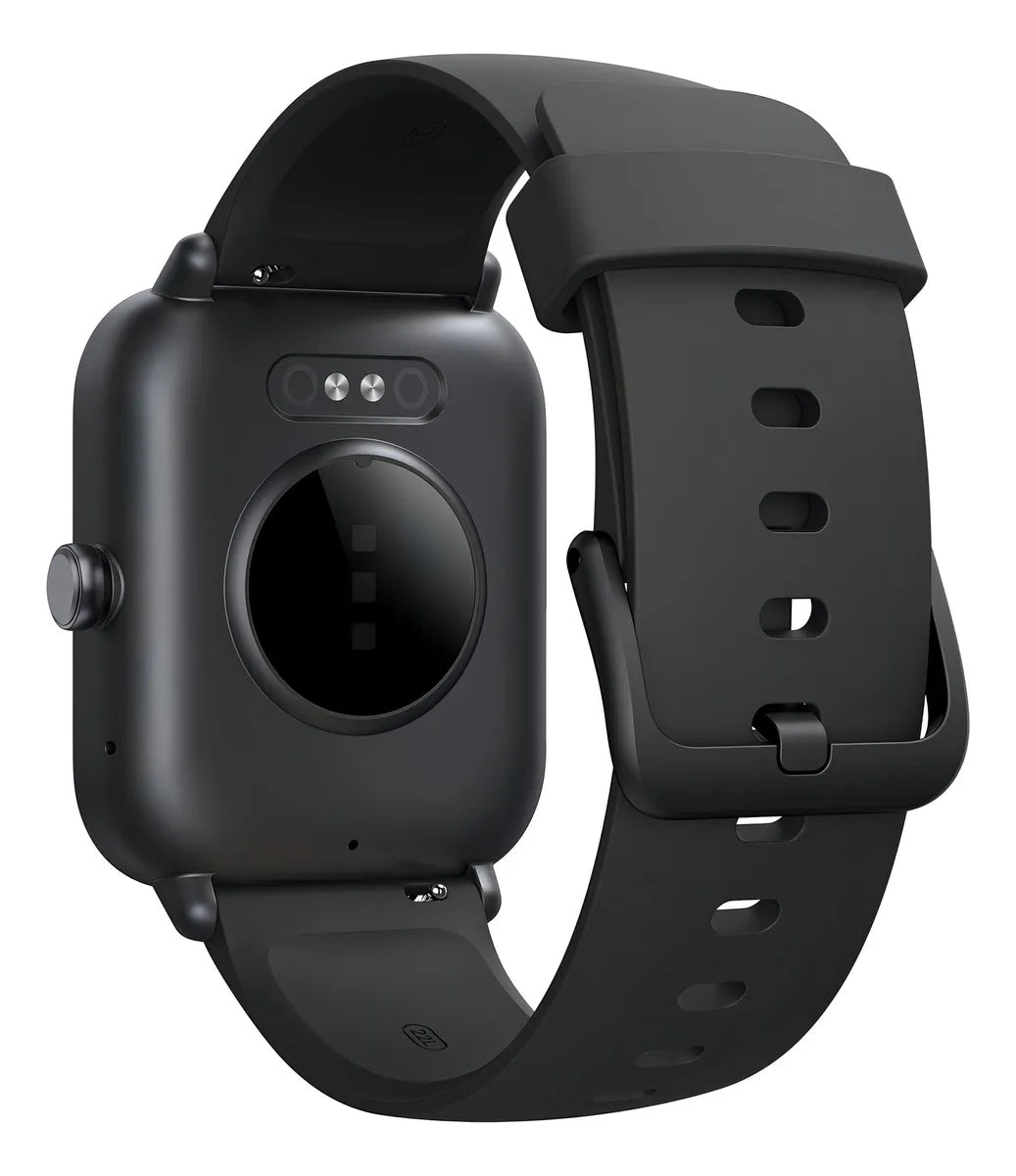 Reloj inteligente de 1.8 BT, llamada para voz de Alexa, pulsera negra gratuita