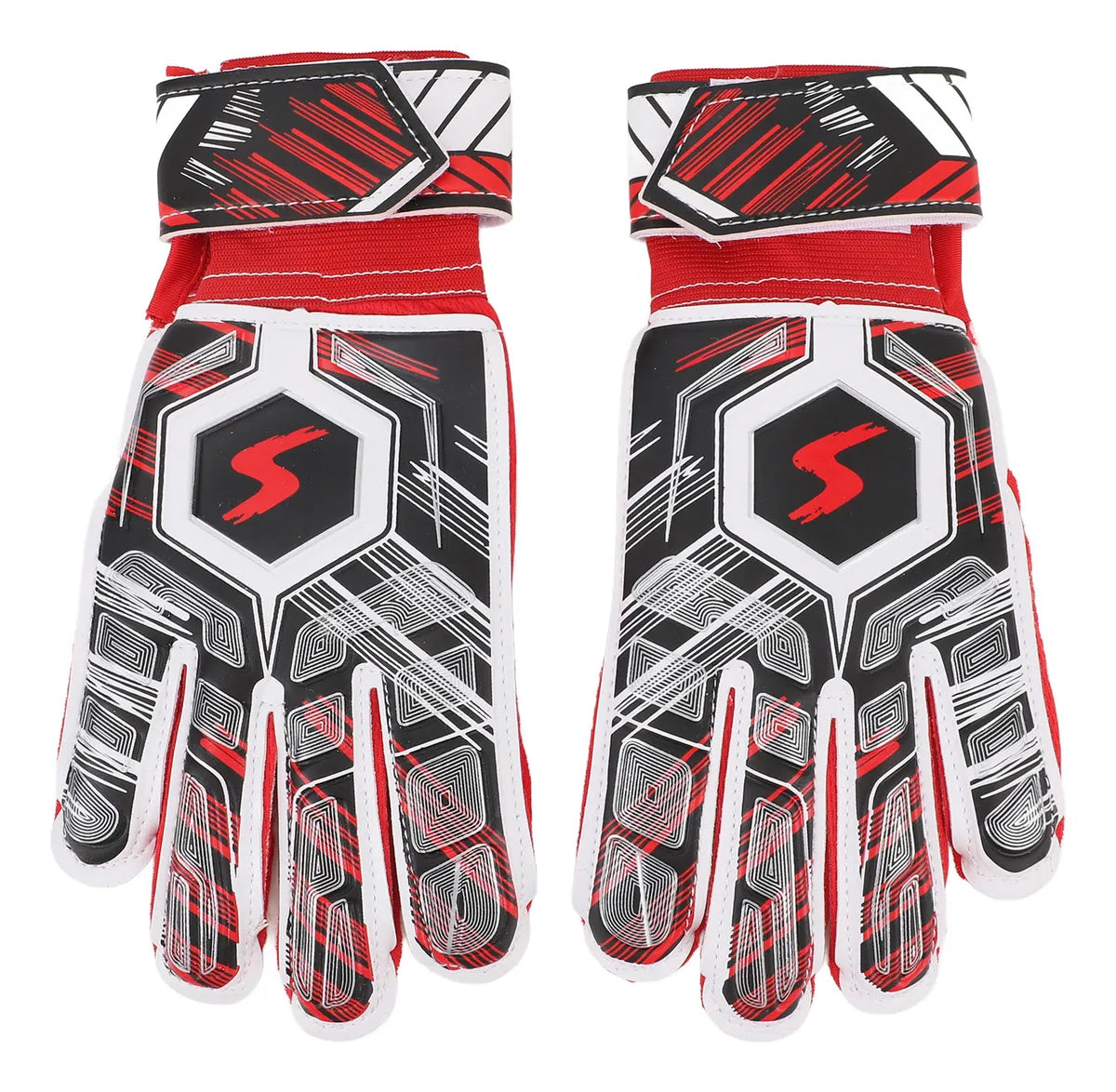Guantes De Arquero Rojos De Látex