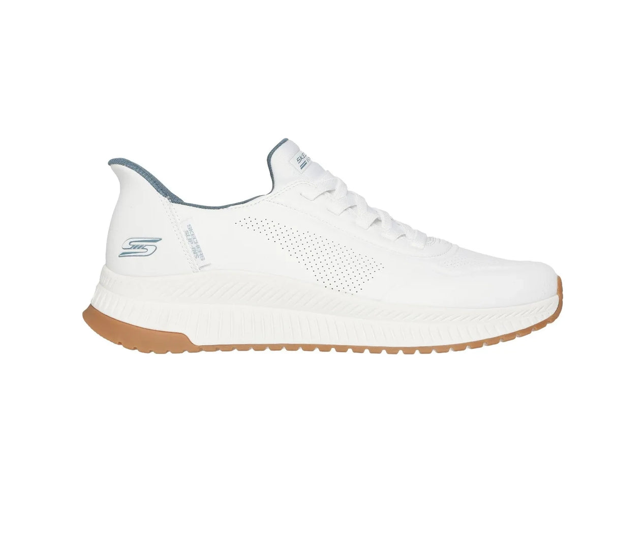 Zapatilla Hombre Slipins Bobs Sport Squad Blanco Skechers