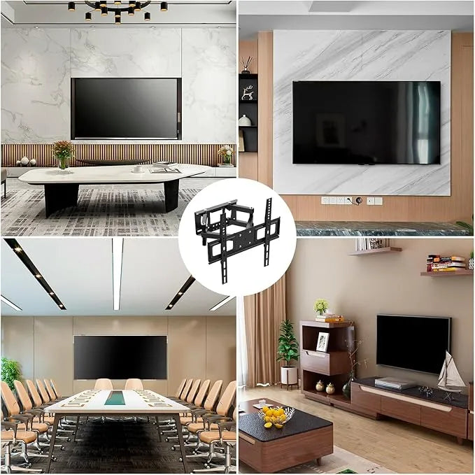 Soporte De Tv Led Lcd Hb 502 De 32 A 70 Pulgadas Color Negro CP502