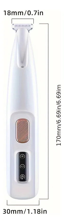 Recortadora Impermeable Para Perros Y Gatos Con Luz