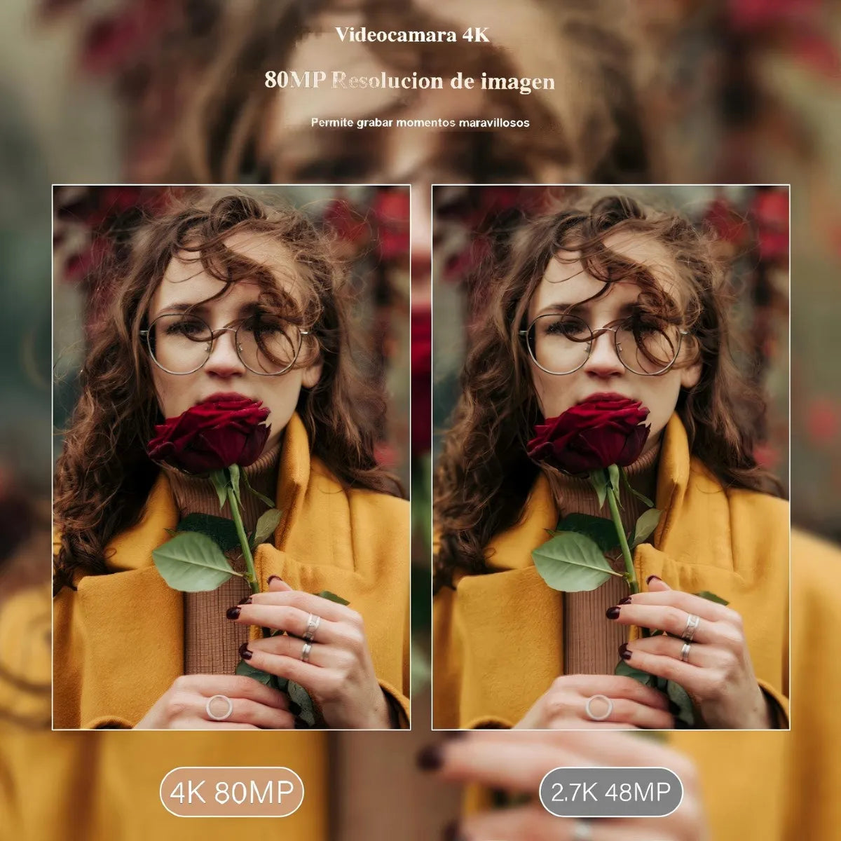 Camara De Video Videocamara 4k 80mp Ir Visión Nocturna