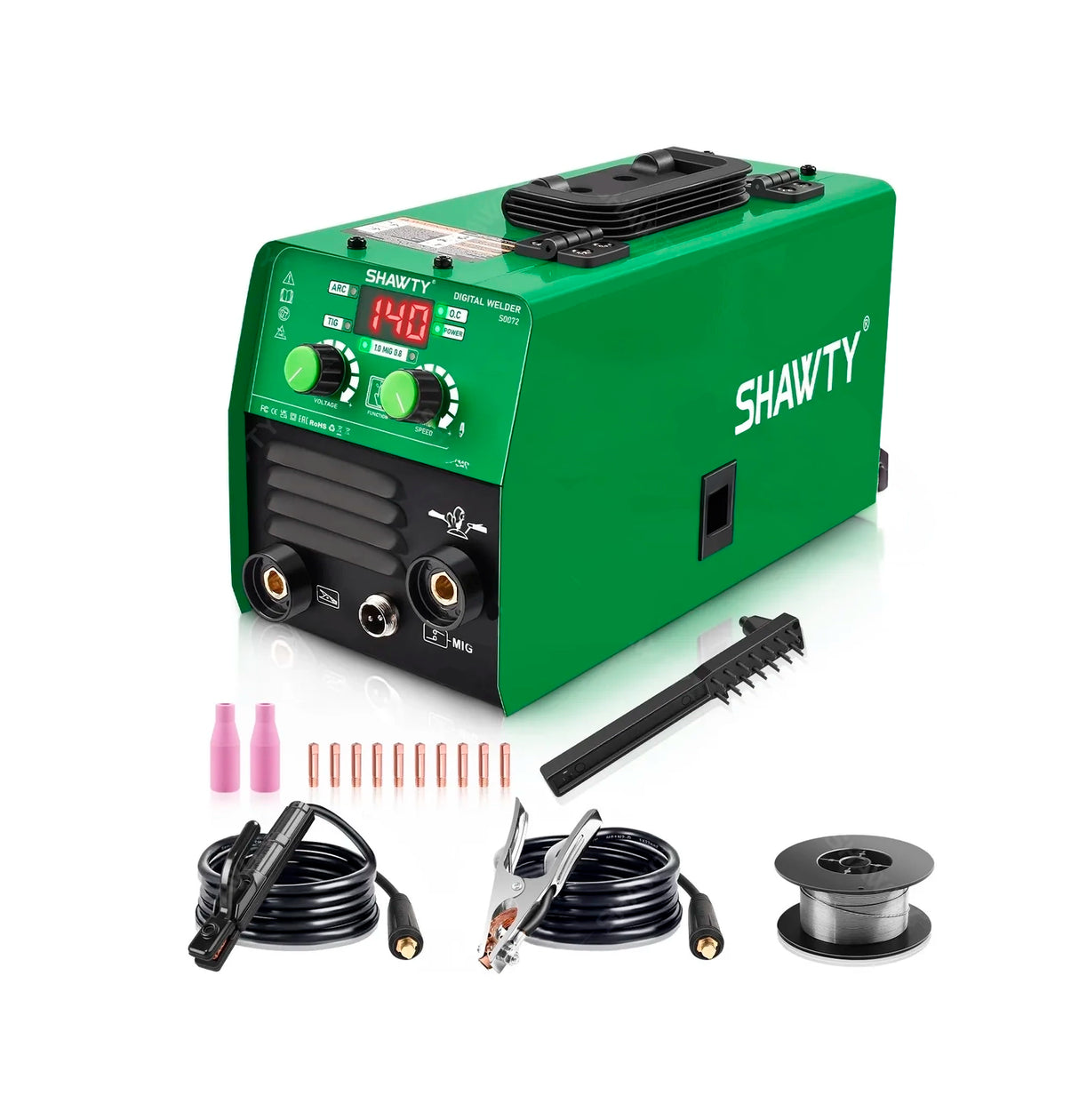 Máquina Inverter De Soldadura 3 En 1 - 140a Shawty