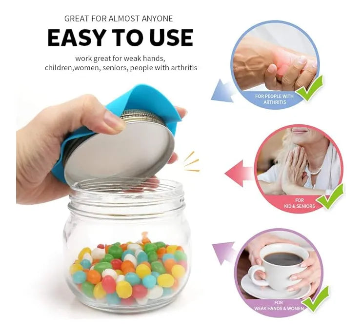 10pk Posavasos Goma Abrir Tarros Almohadilla Para Orejas