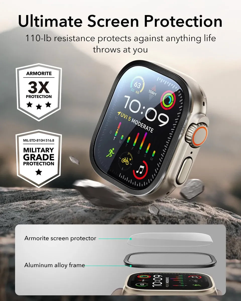 Protector de Pantalla ESR Armorite para Apple Watch Ultra 2 49 mm