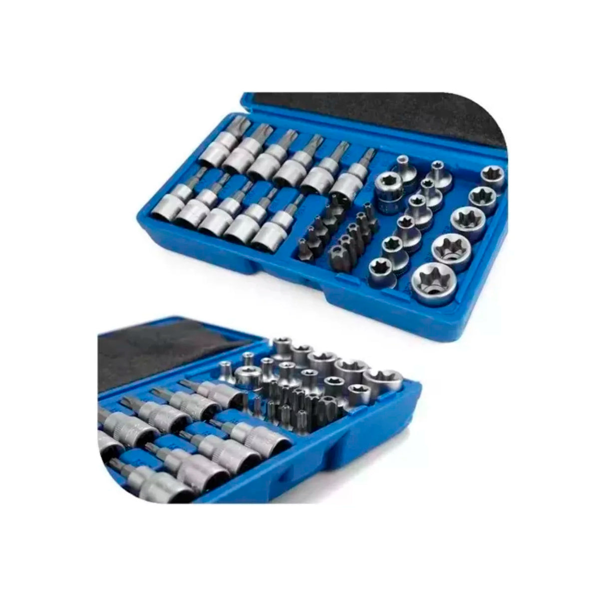 Juego Dados Torx Estrella Hembra Macho 34 Piezas 3/8