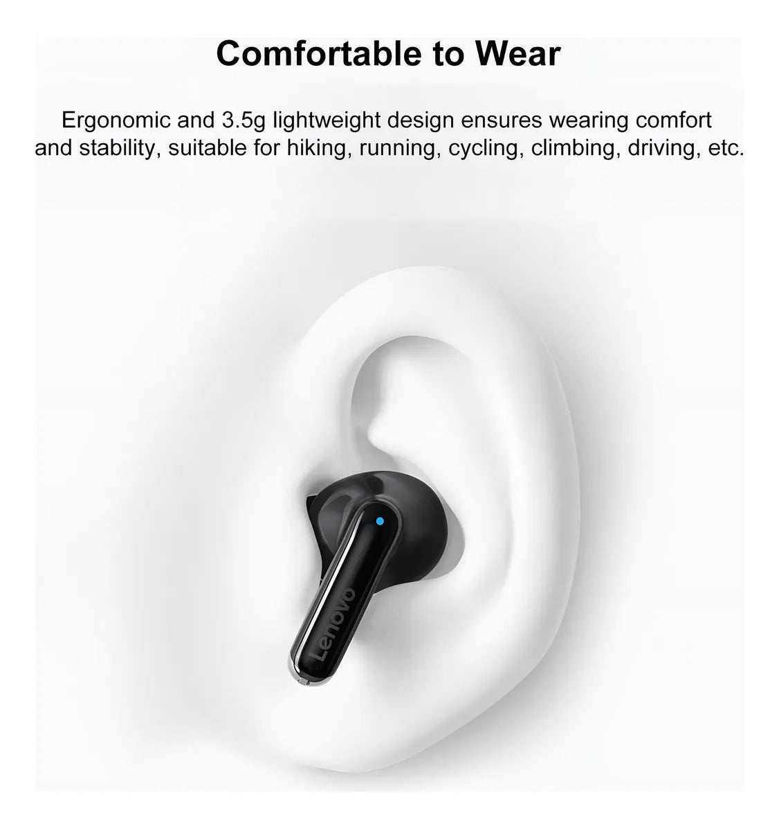 Auriculares in-ear gamer inalámbricos Lenovo Live Pods XT88