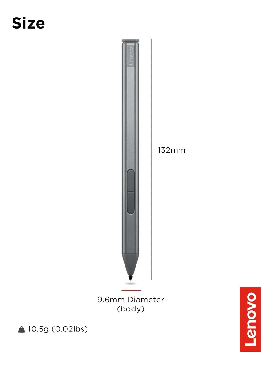 Lápiz Capacitivo Lenovo Slim Pen Magnetic Precision Para Ipad