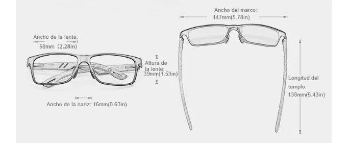 Anteojos de sol polarizados Kingseven B5507 armazón negro y lente azul